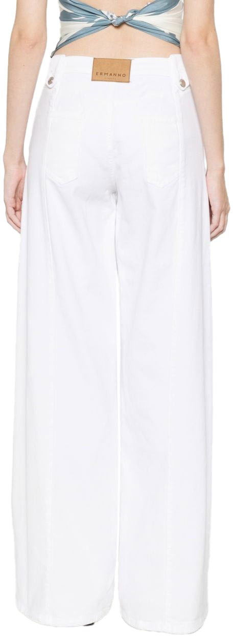 Ermanno Firenze Jeans White Wit