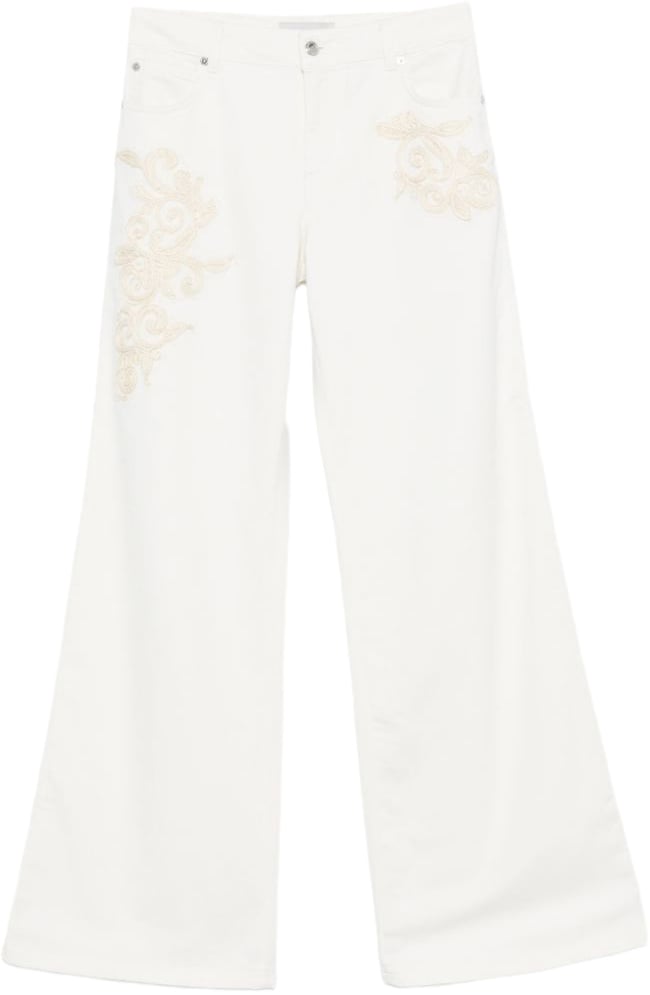 Ermanno Firenze Jeans White Wit