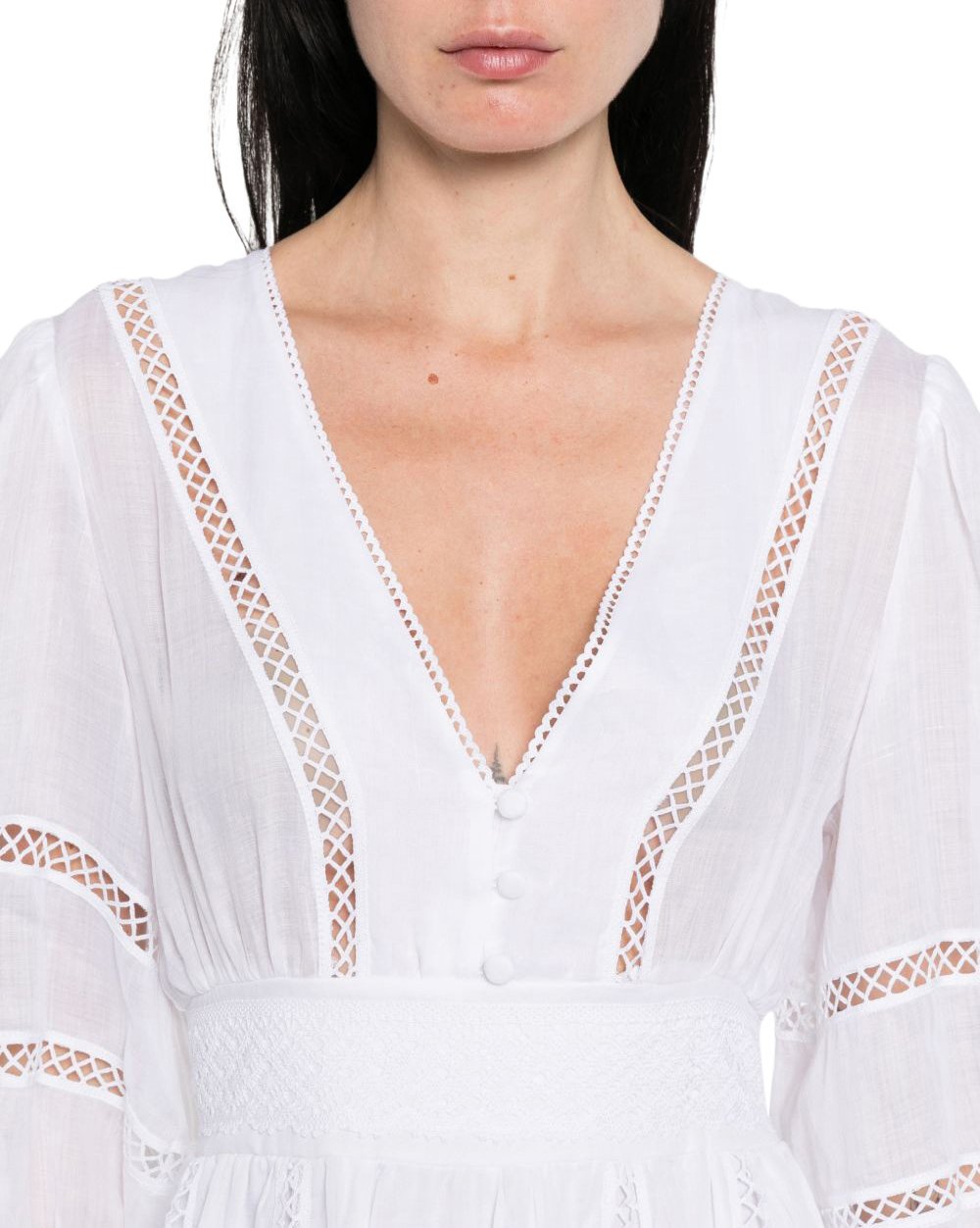 Ermanno Firenze Dresses Bianco Wit