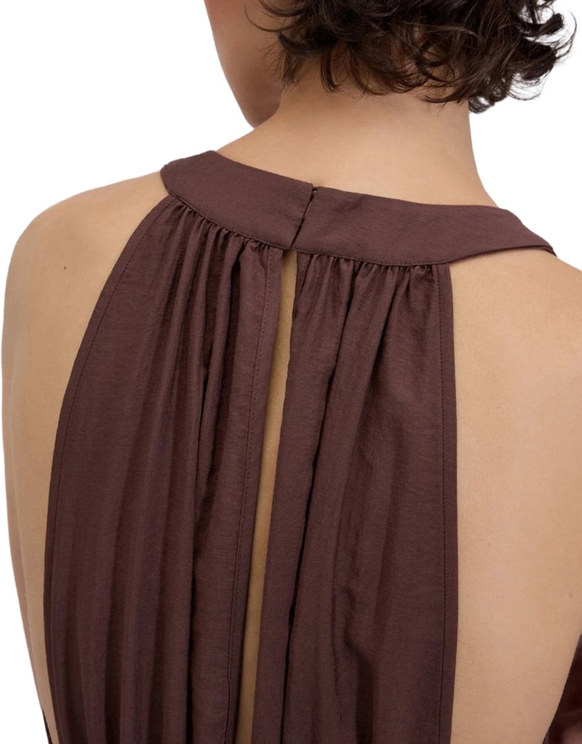 Ermanno Firenze Dresses Brown Bruin