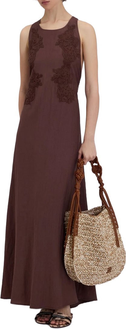 Ermanno Firenze Dresses Brown Bruin