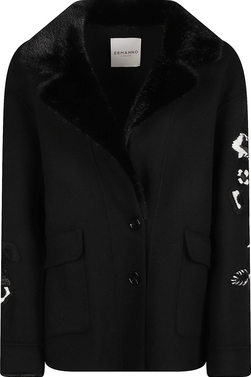 Ermanno Firenze Jacket Black Zwart