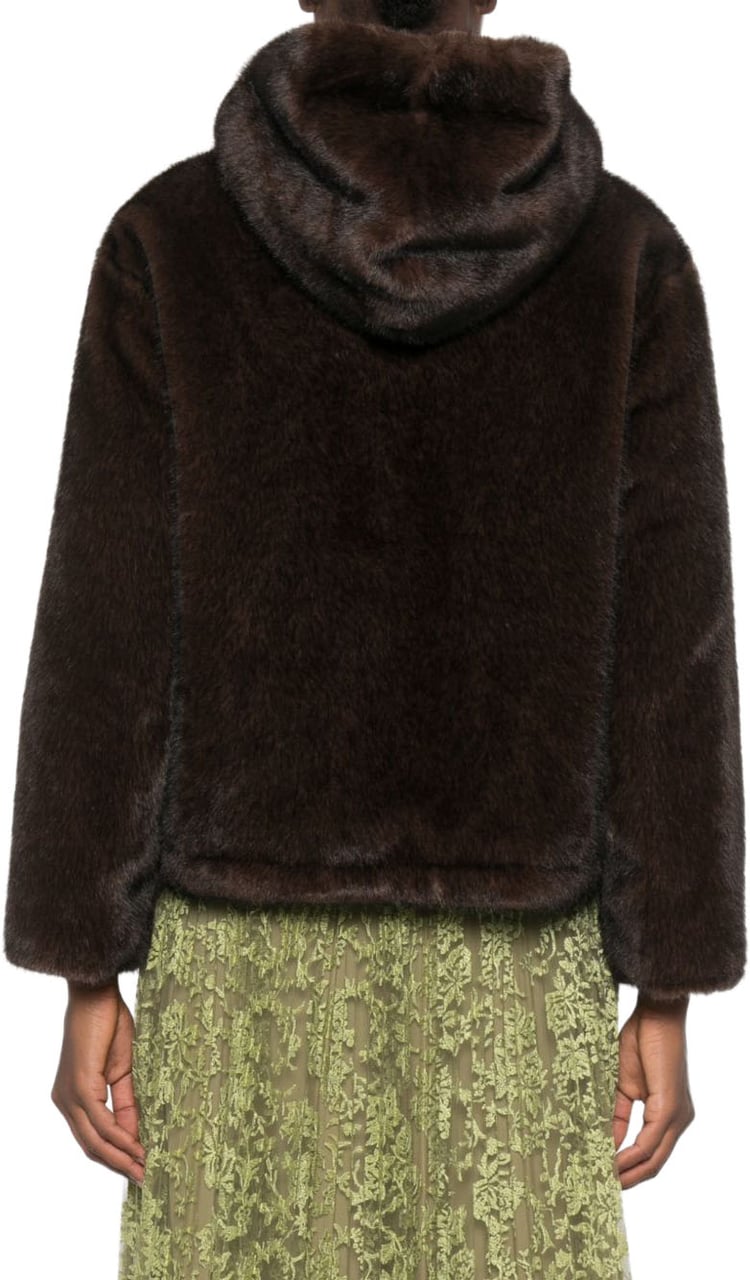 Ermanno Firenze Coats Brown Bruin
