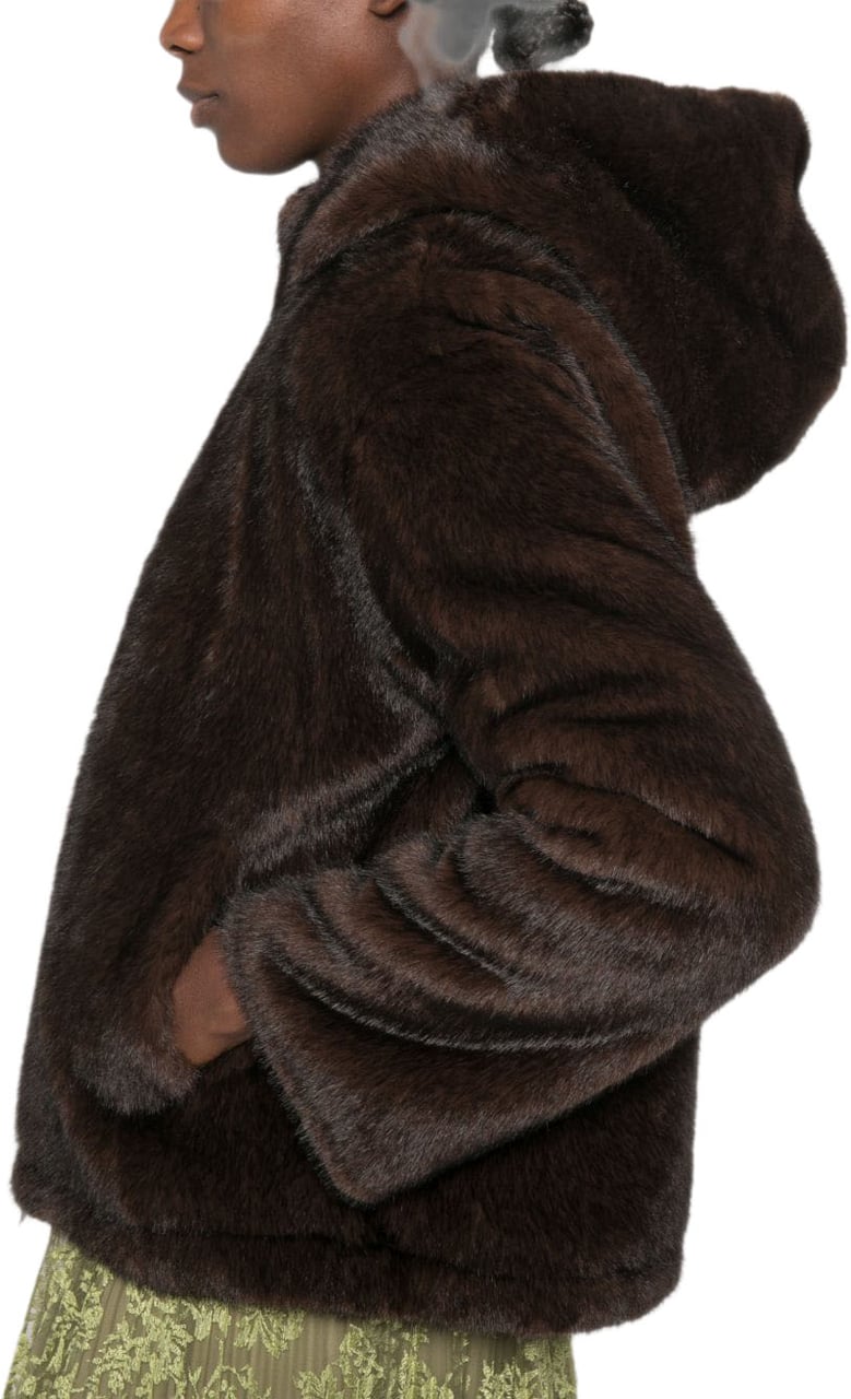 Ermanno Firenze Coats Brown Bruin
