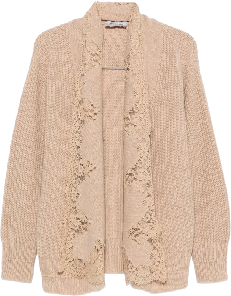Ermanno Firenze Sweaters Powder Beige