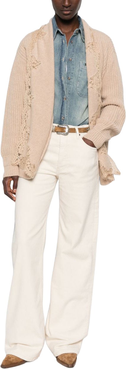 Ermanno Firenze Sweaters Powder Beige