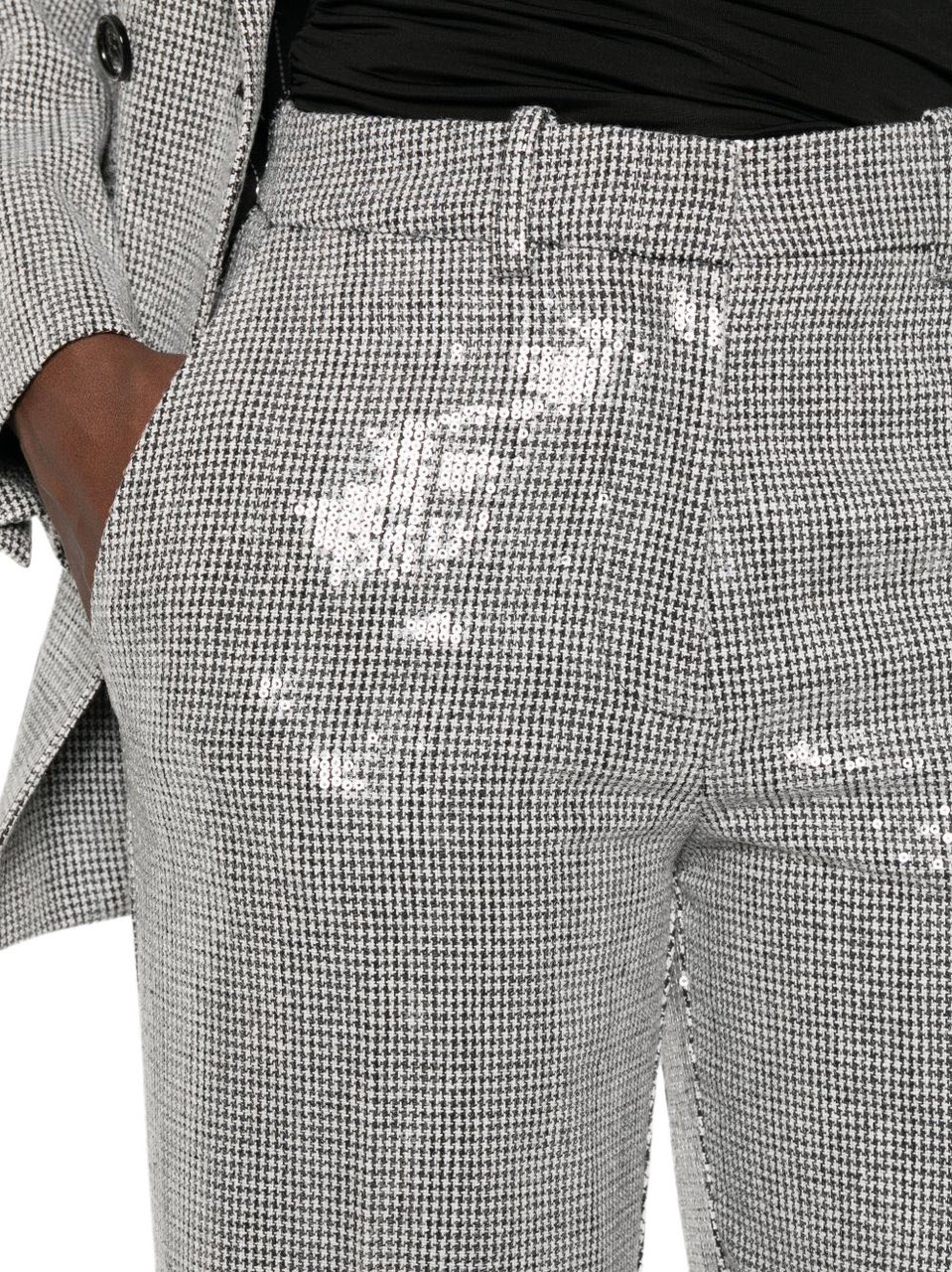 Ermanno Firenze Trousers Silver Zilver