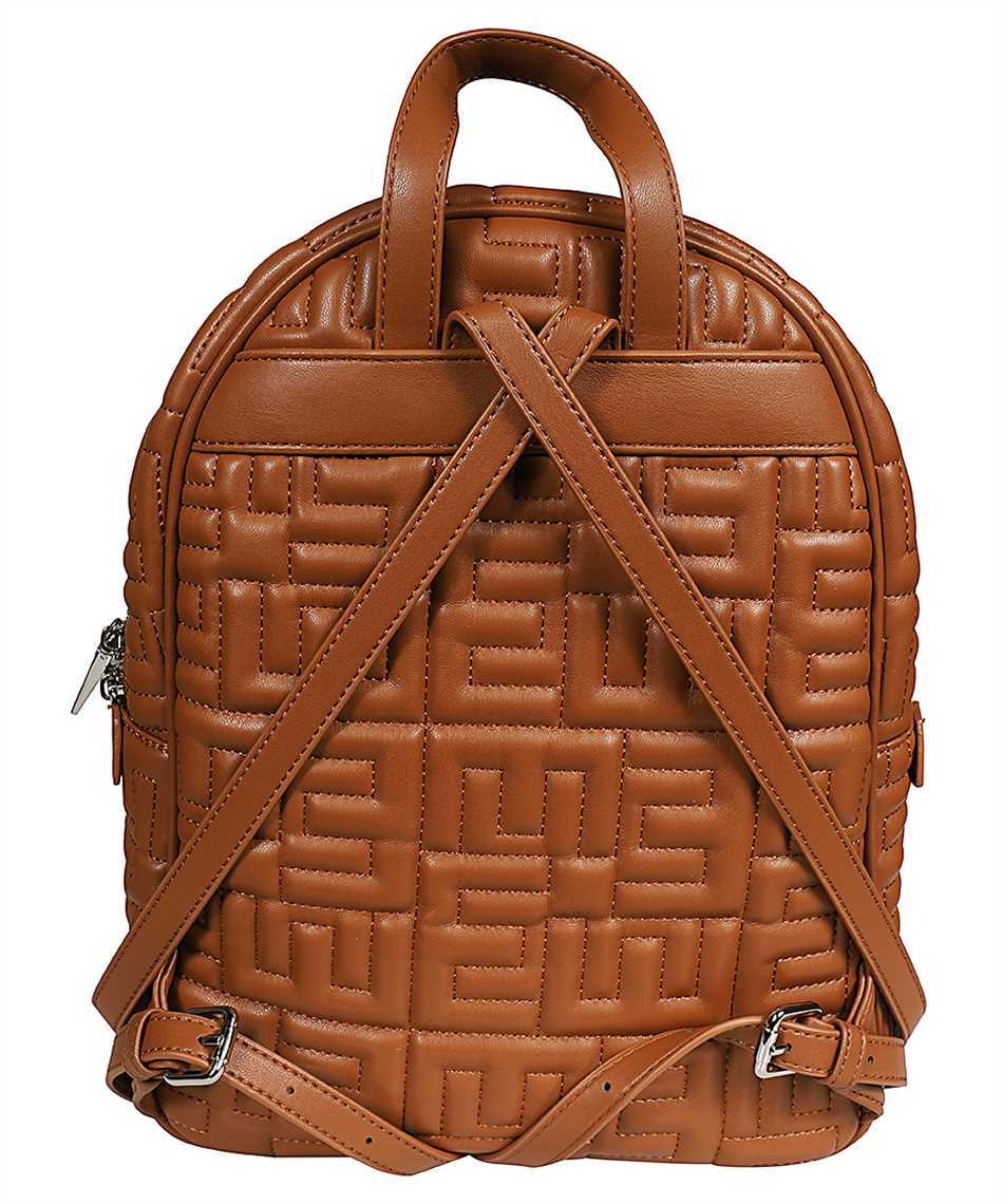 Ermanno Scervino Faux leather backpack Bruin