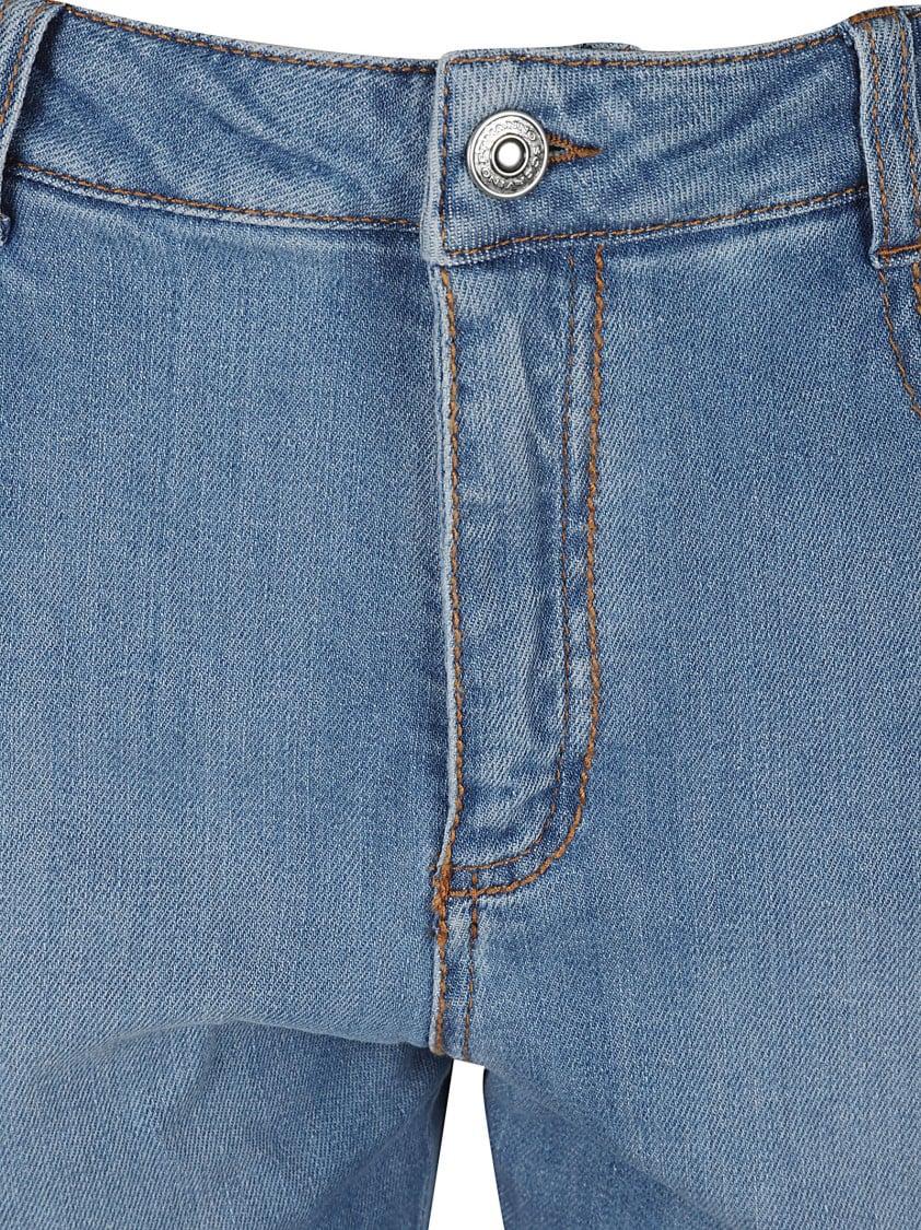 Ermanno Scervino Straight-Leg Jeans With Flared Hem Blauw