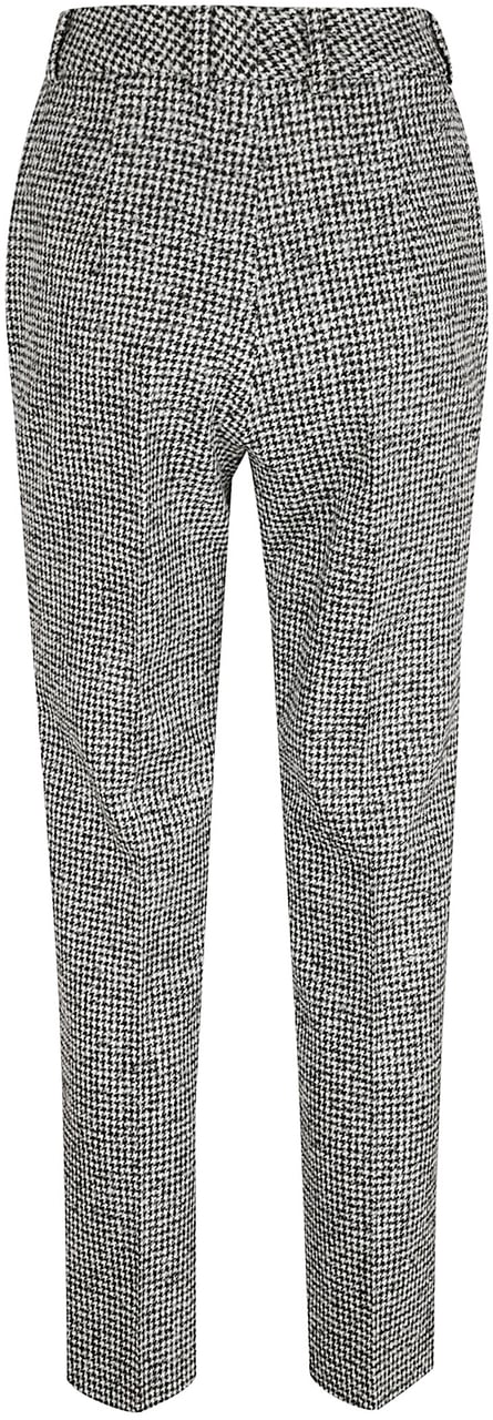 Ermanno Scervino Tailored Houndstooth Trousers Grijs