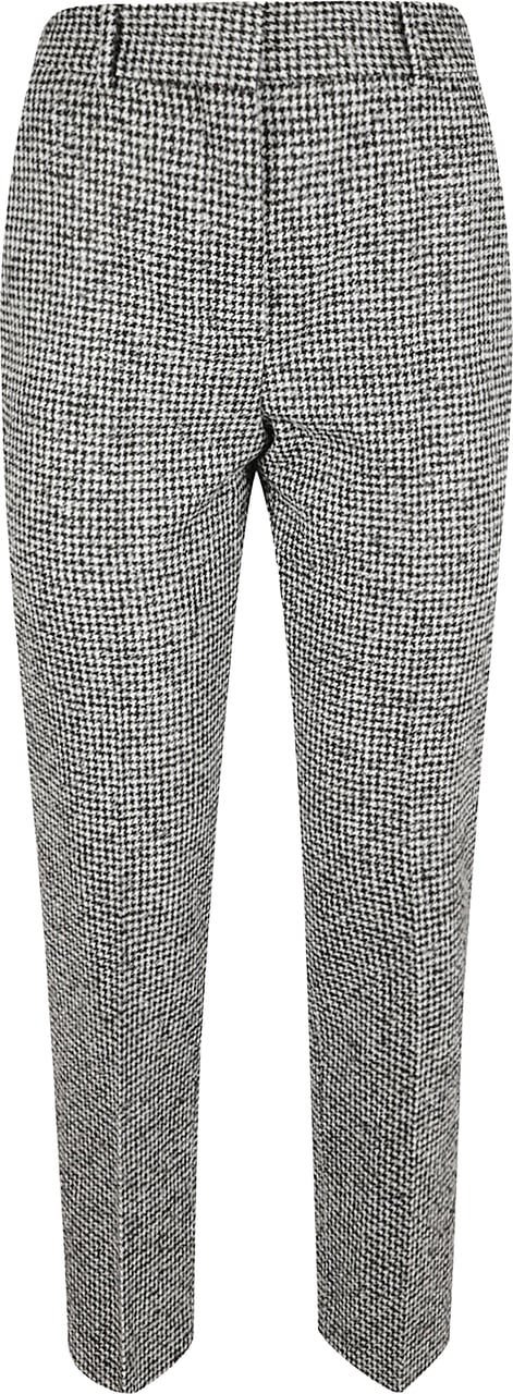 Ermanno Scervino Tailored Houndstooth Trousers Grijs