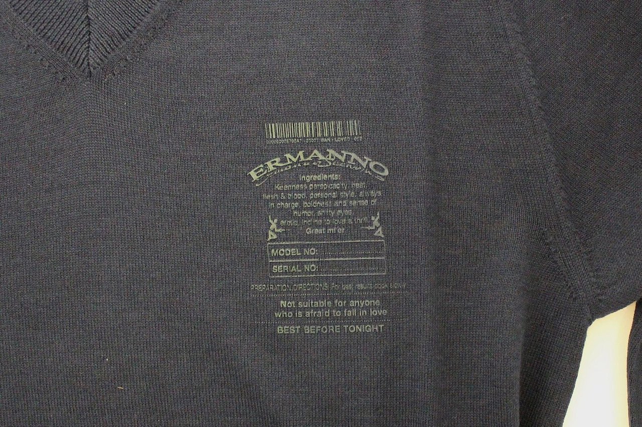 Ermanno Scervino Blue Wool Blend V-neck Pullover Sweater Blauw