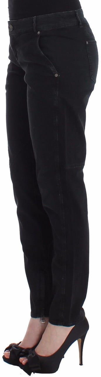 Ermanno Scervino Blue Slim Jeans Denim Pants Skinny Leg Straight Zwart