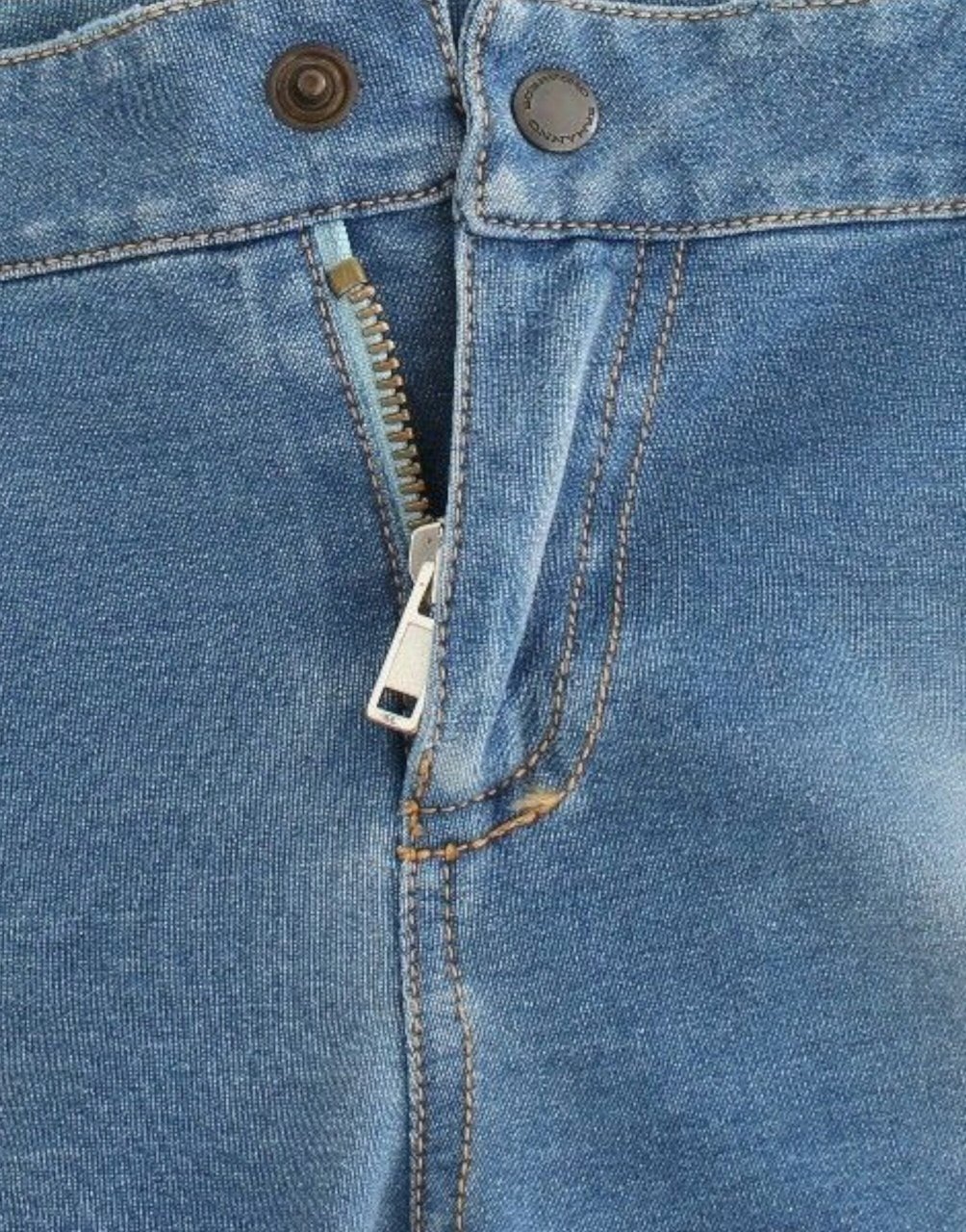 Ermanno Scervino Beachwear Blue Jeans Capri Pants Cropped Blauw