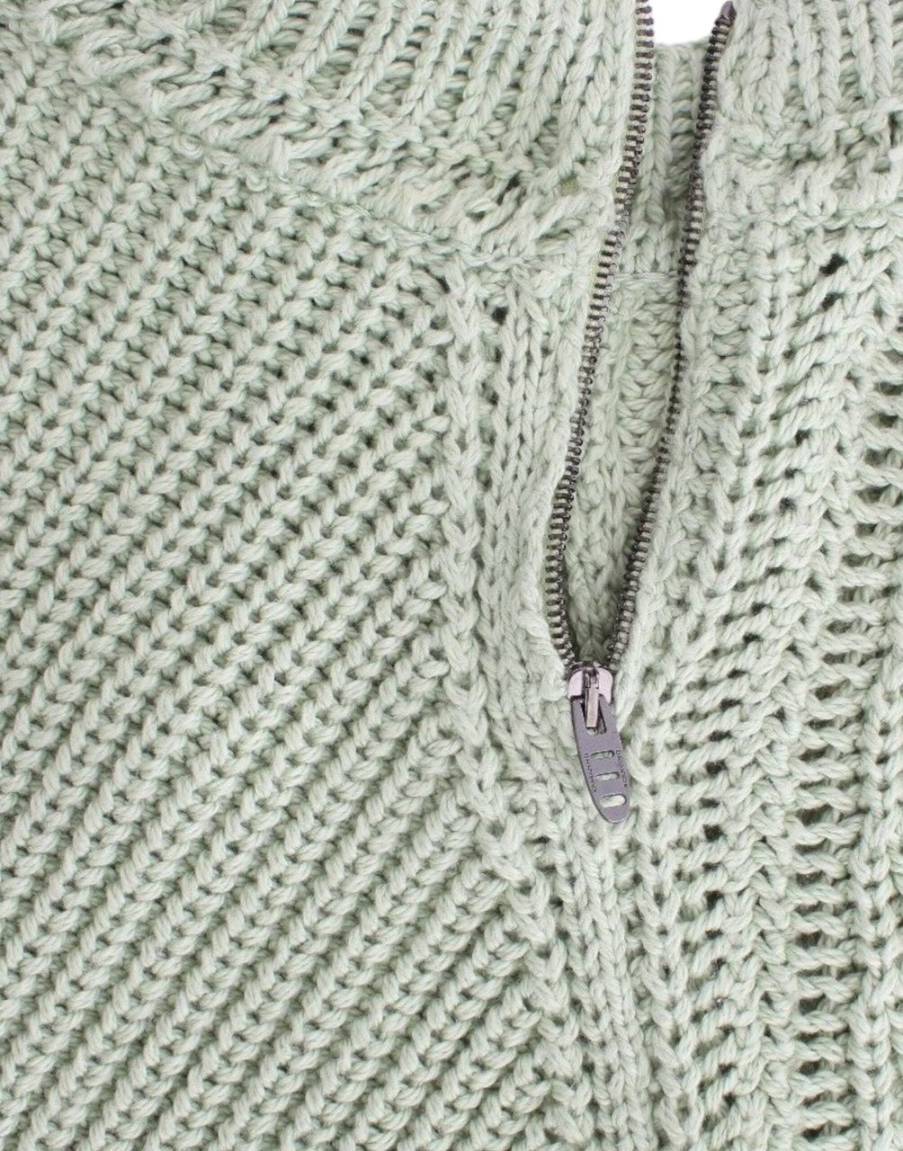 Ermanno Scervino Green Cropped Knit Sweater Knitted Jumper Groen