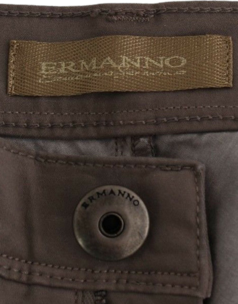 Ermanno Scervino Taupe Beige Slim Jeans Denim Pants Skinny Beige