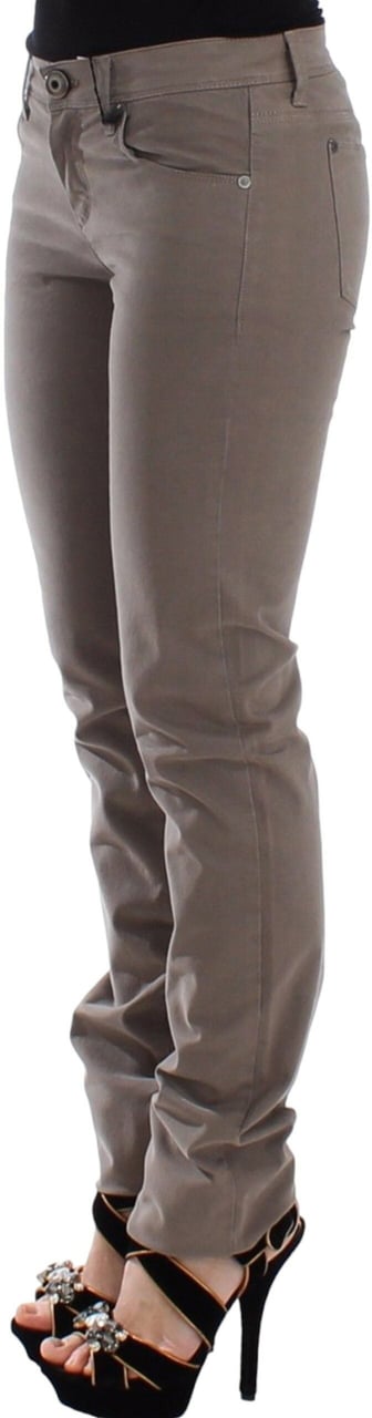 Ermanno Scervino Taupe Beige Slim Jeans Denim Pants Skinny Beige