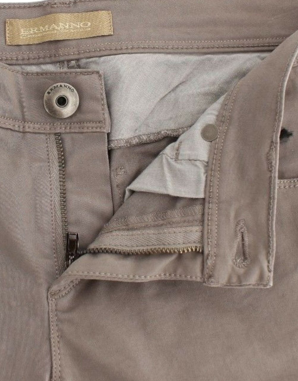Ermanno Scervino Taupe Beige Slim Jeans Denim Pants Skinny Beige