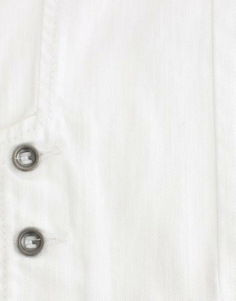 Ermanno Scervino White Cropped Jeans Denim Pants Branded Capri Wit