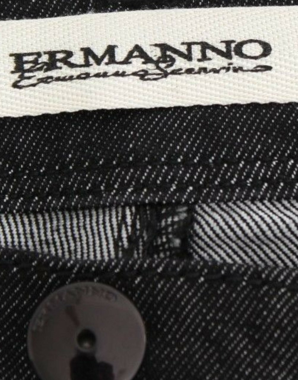 Ermanno Scervino Black Slim Jeans Denim Pants Skinny Leg Stretch Zwart
