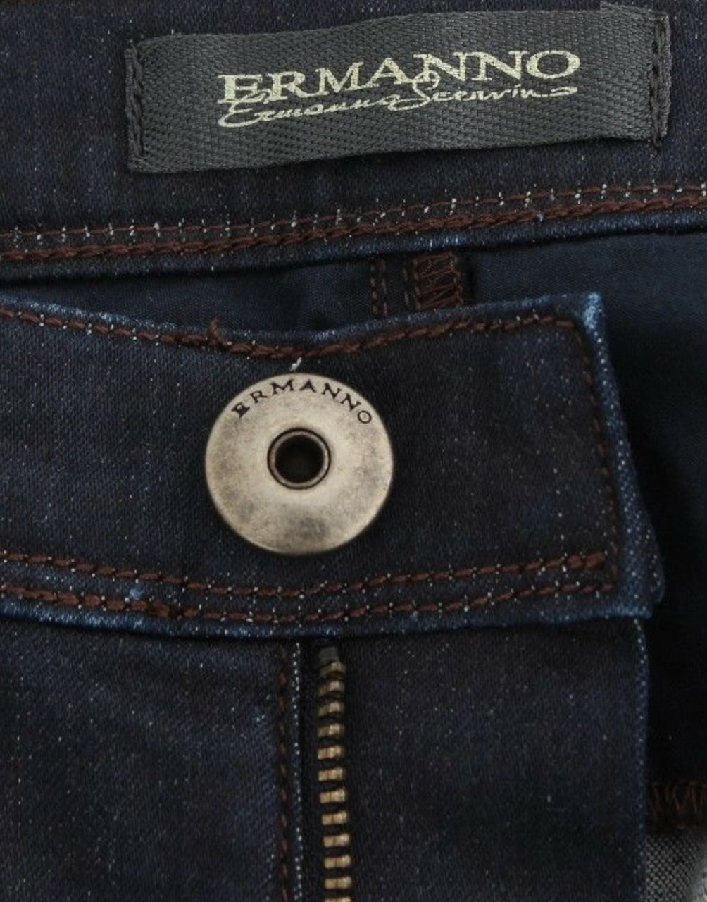 Ermanno Scervino Blue Slim Jeans Denim Pants Skinny Leg Stretch Blauw