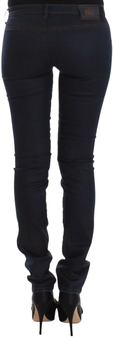 Ermanno Scervino Blue Slim Jeans Denim Pants Skinny Leg Stretch Blauw