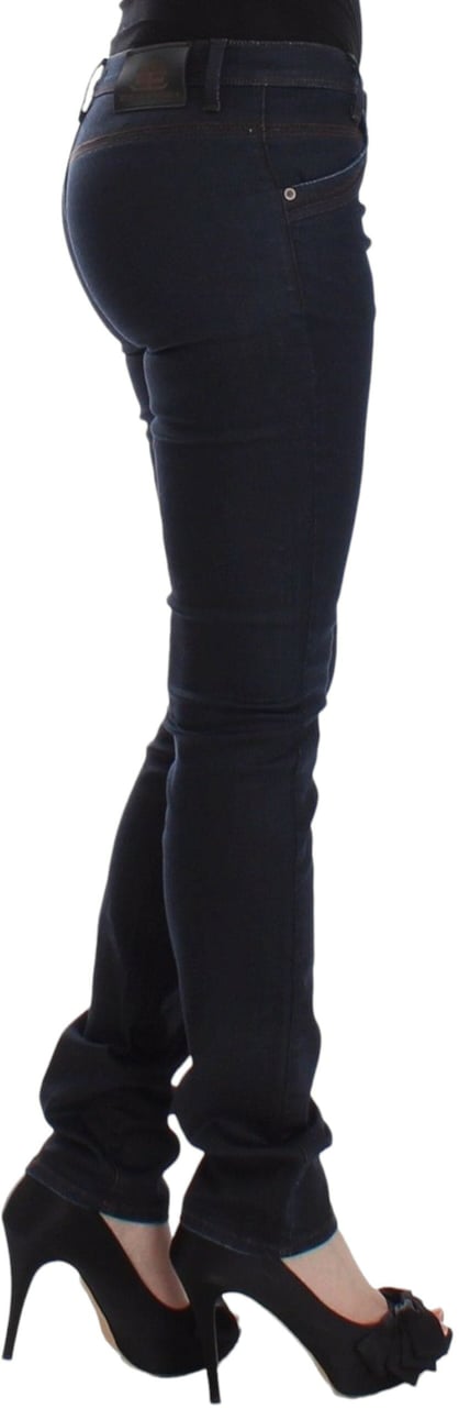 Ermanno Scervino Blue Slim Jeans Denim Pants Skinny Leg Stretch Blauw