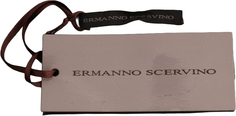 Ermanno Scervino Black Stretch Leggings Pants Zwart