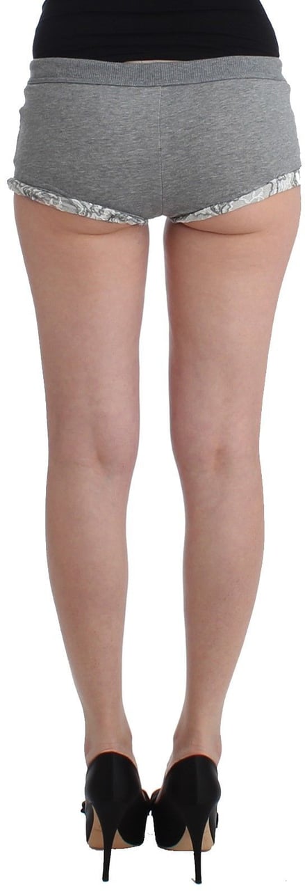 Ermanno Scervino Lingerie Gray Mini Shorts Sleepwear Hotpants Grijs