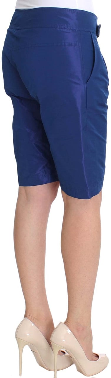 Ermanno Scervino Blue Above Knees Bermuda Shorts Blauw