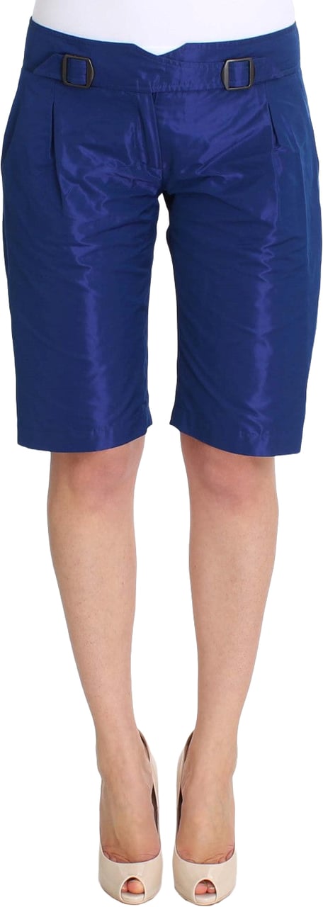 Ermanno Scervino Blue Above Knees Bermuda Shorts Blauw