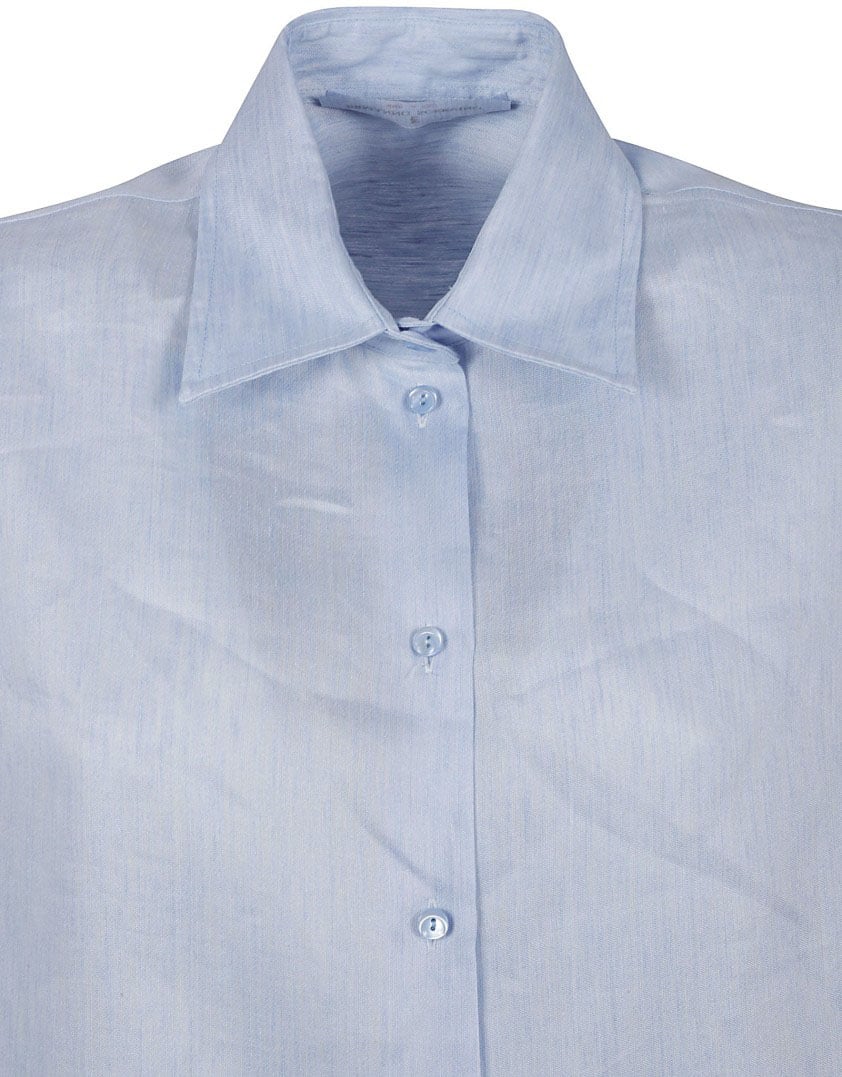 Ermanno Scervino Relaxed Fit Shirt With Embroidery Blauw