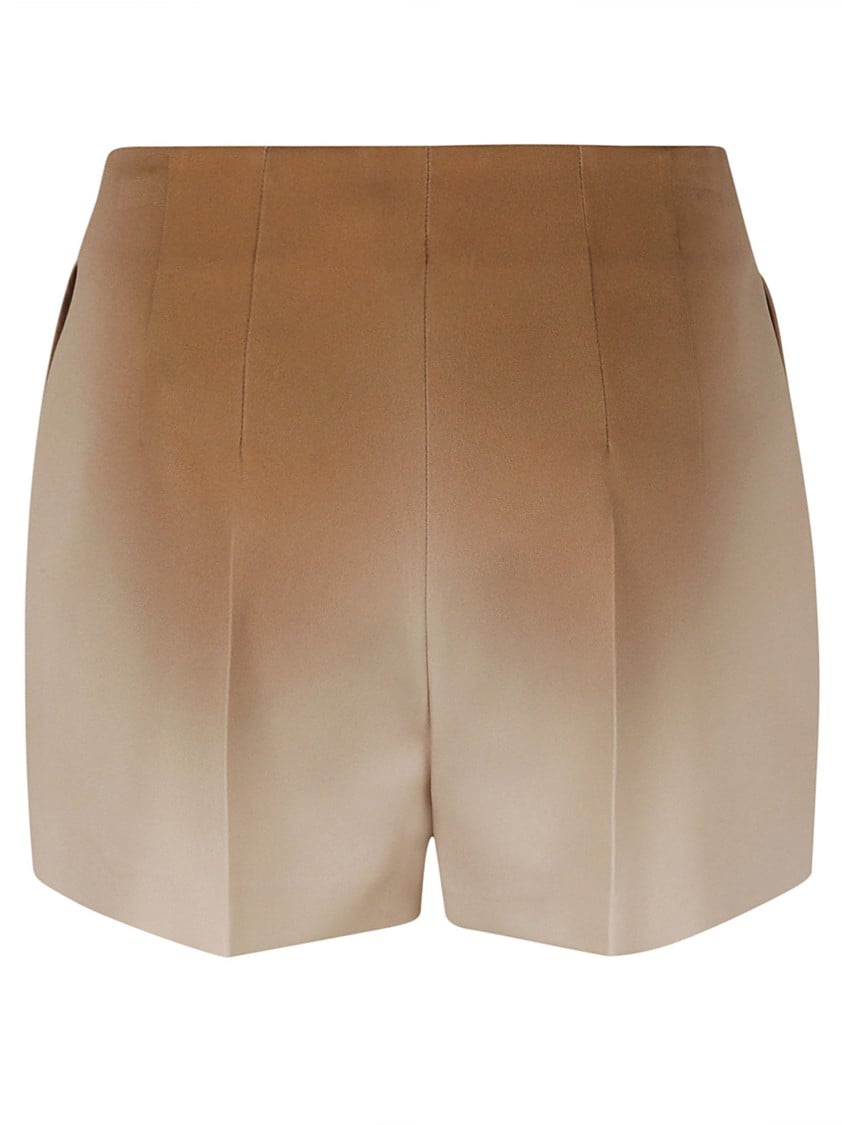 Ermanno Scervino Tailored Brown Ombre Shorts Bruin