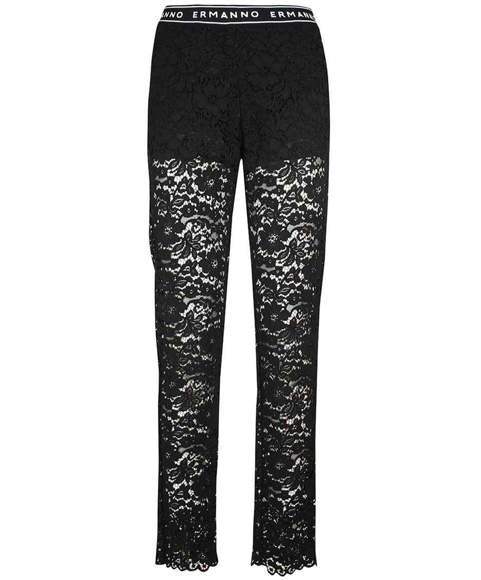 Ermanno Scervino Viscose trousers Zwart
