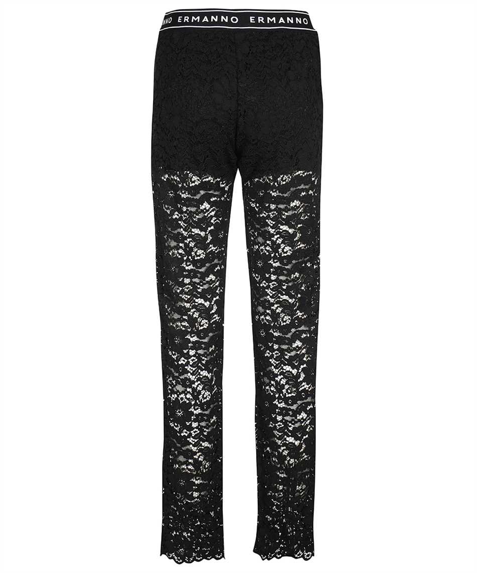 Ermanno Scervino Viscose trousers Zwart