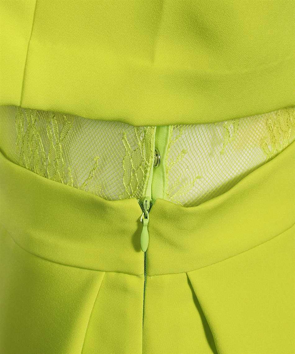 Ermanno Scervino Lace trim midi dress Groen