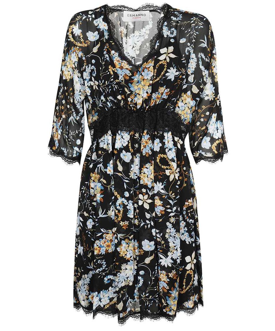 Ermanno Scervino Viscose dress Zwart