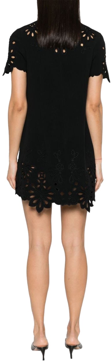 Ermanno Scervino Dresses Black Zwart