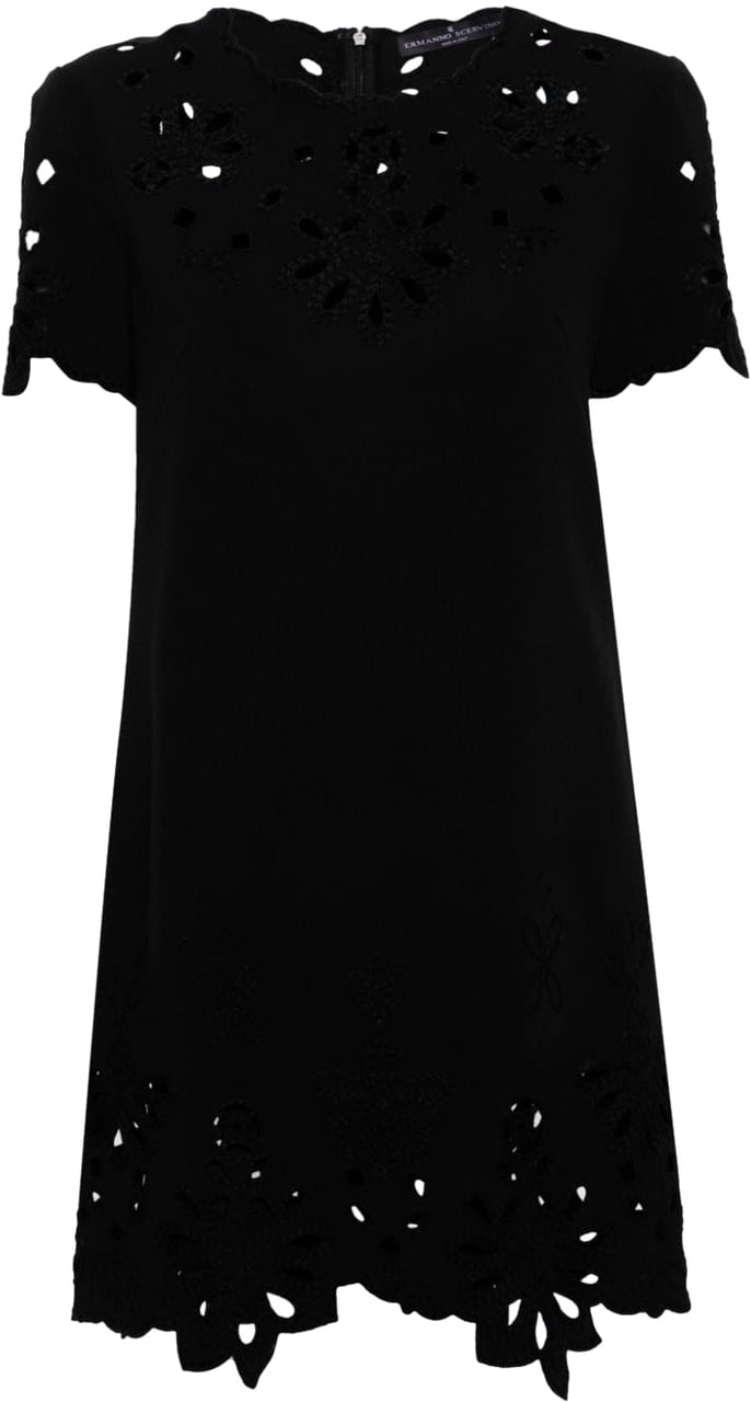 Ermanno Scervino Dresses Black Zwart