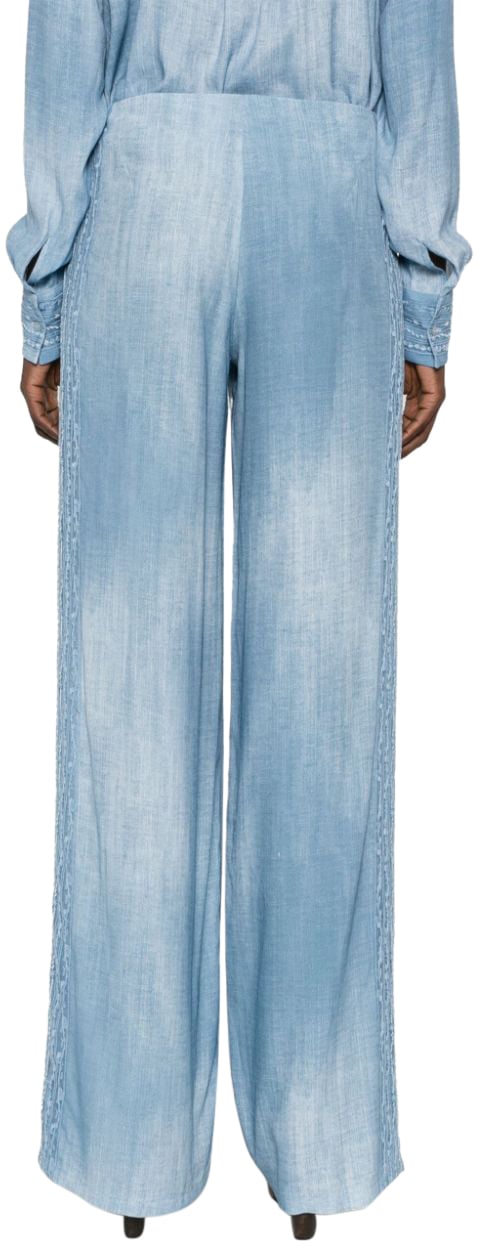 Ermanno Scervino Trousers Blue Blauw