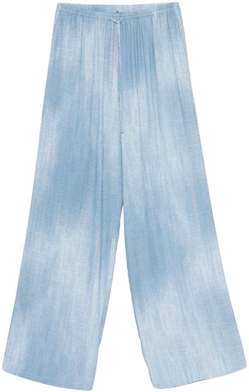 Ermanno Scervino Trousers Blue Blauw