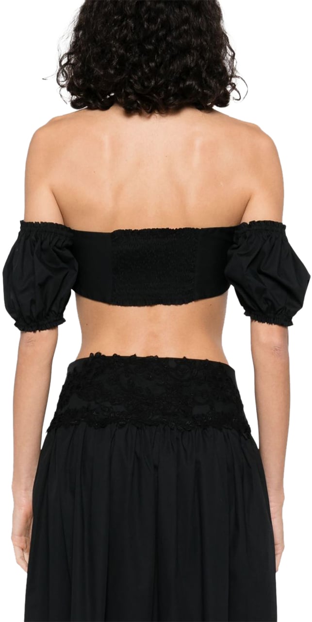 Ermanno Scervino Top Black Zwart