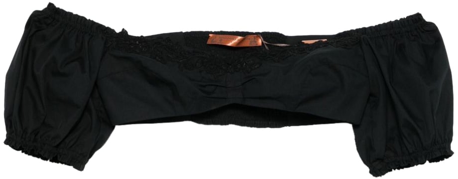 Ermanno Scervino Top Black Zwart