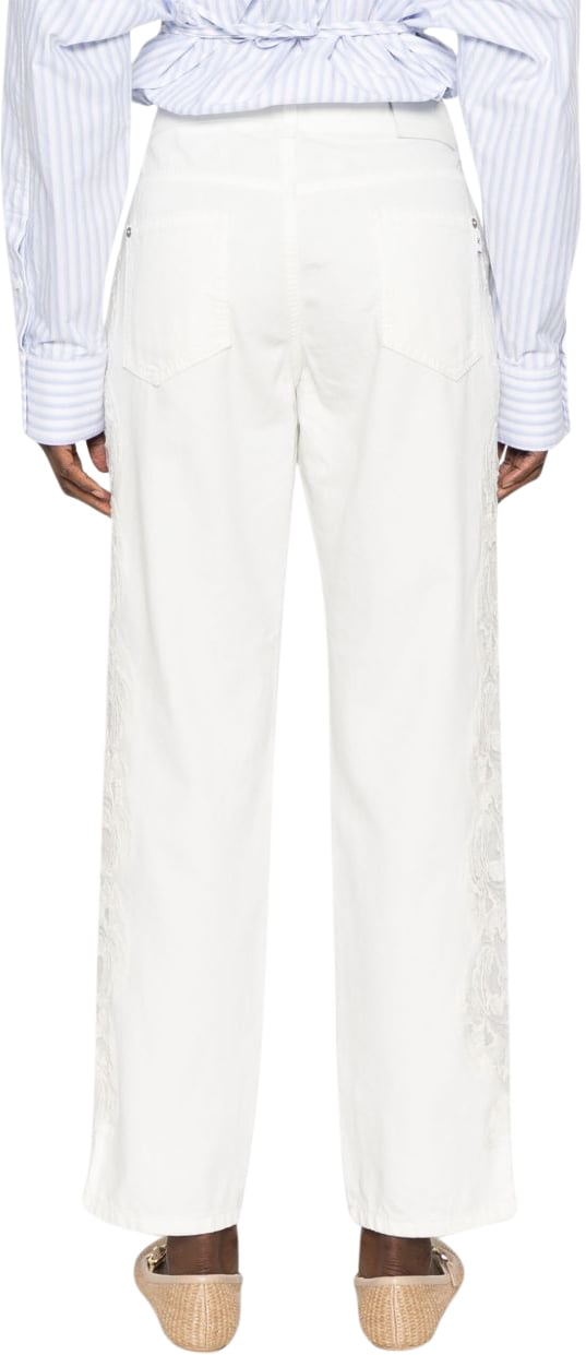 Ermanno Scervino Trousers White Wit