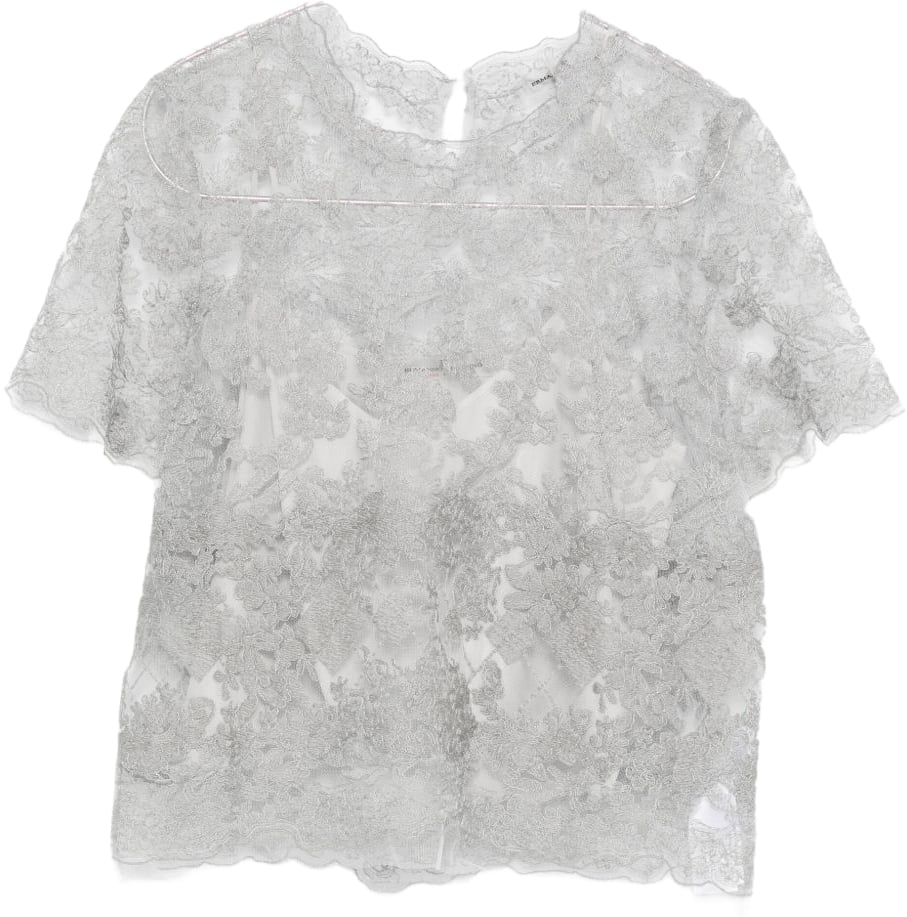 Ermanno Scervino T-Shirts And Polos Clear Blue Blauw