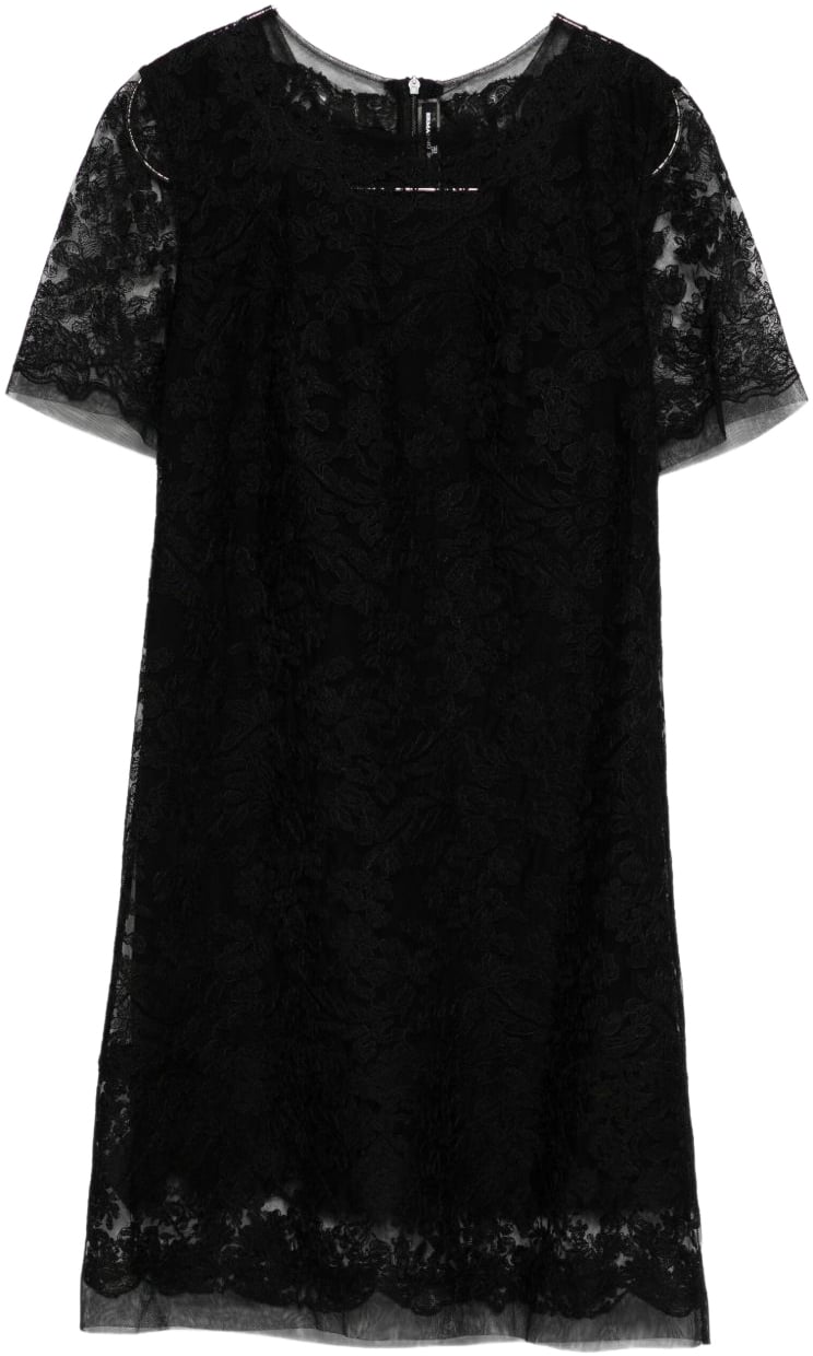 Ermanno Scervino Dresses Black Zwart