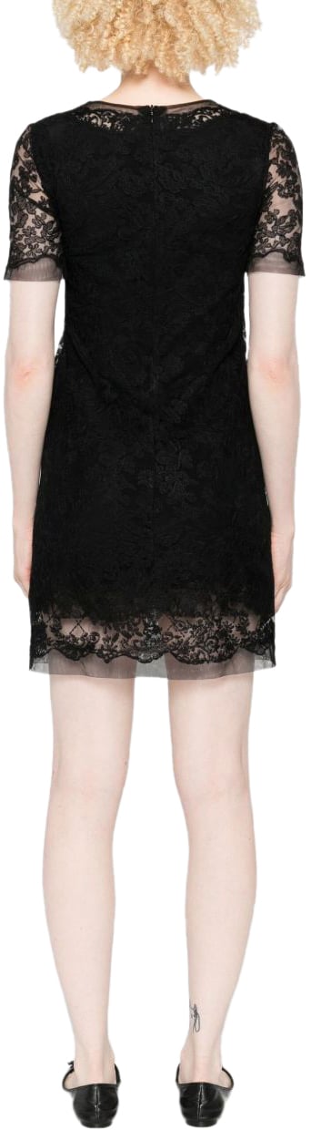 Ermanno Scervino Dresses Black Zwart