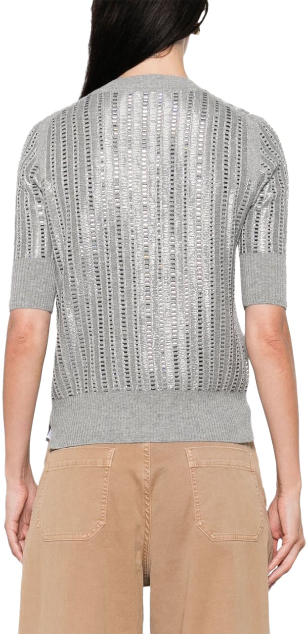 Ermanno Scervino Top Grey Grijs