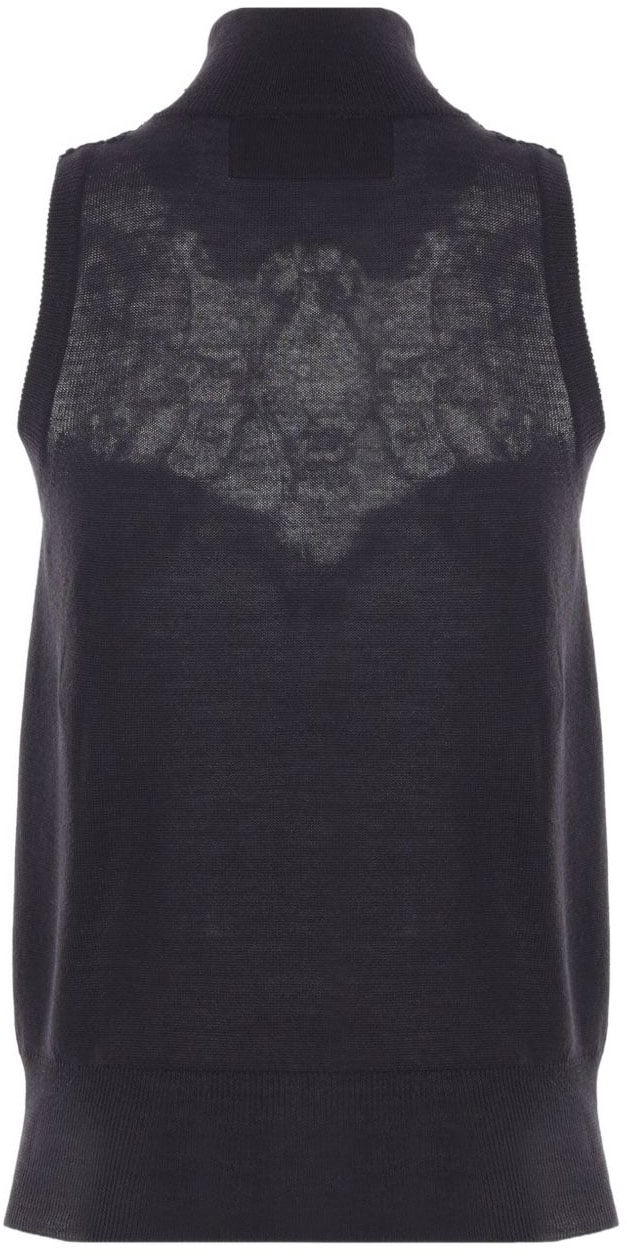 Ermanno Scervino Top Black Zwart