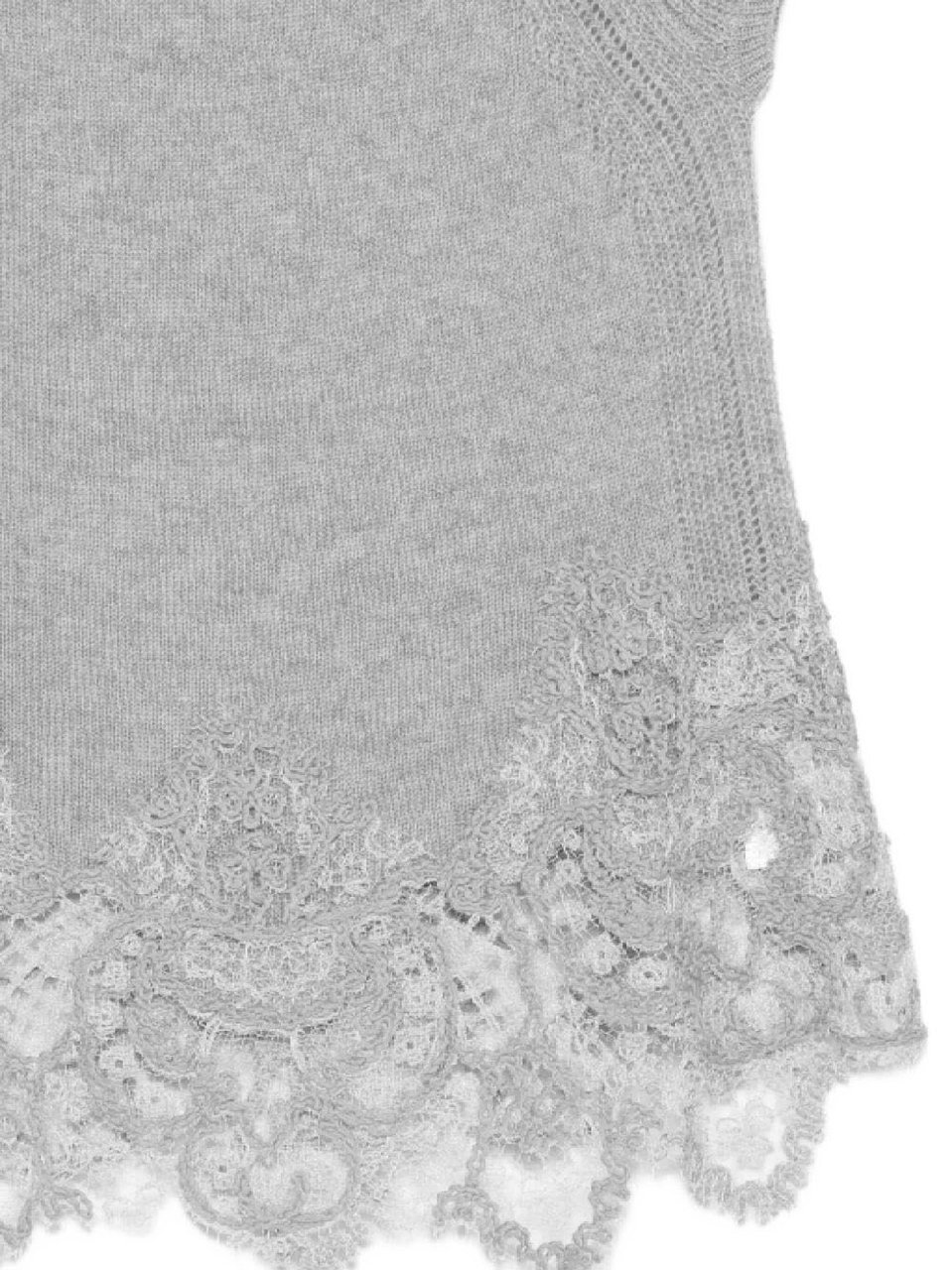 Ermanno Scervino Top Grey Grijs